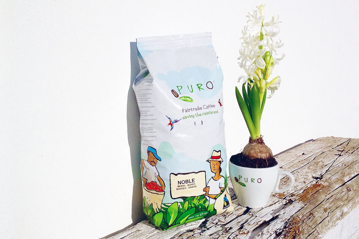 Puro Fairtrade coffee